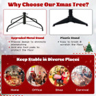 7-Foot Pre-Lit Artificial Christmas Tree with 1,188 Branch Tips product image