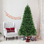 7-Foot Pre-Lit Artificial Christmas Tree with 1,188 Branch Tips product image