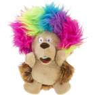 goDog® Silent Squeak™ Crazy Hairs™ Plush Dog Toys product image