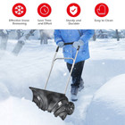 Heavy Duty Rolling Snow Pusher Shovel product image