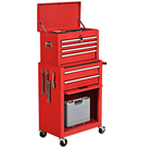 Rolling 2-in-1 6-Drawer Tool Cabinet product image