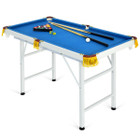Kids 47'' Folding Billiard Table Pool Game with Cues and Chalk  product image