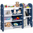 Kids' Toy Storage Organizer with Bins & Multi-Layer Shelf product image