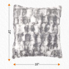 Decorative Faux Fur Throw Pillows with Inserts by Cheer Collection™ (Set of 2) product image