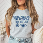 Women's Last Minute T-Shirt, Perfect for Procrastinators product image