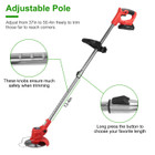 LakeForest® Electric Cordless Grass Trimmer product image