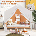 Kids' Play Tent with Washable Cotton Mat & Flag Banner product image