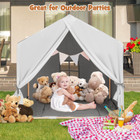 Kids' Play Tent with Washable Cotton Mat & Flag Banner product image