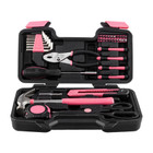 39-Piece Hand Tool Set with Plastic Toolbox Storage Case product image