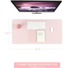 Non-Slip PU Leather Office Desk Mat Protector  product image