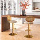 Height-Adjustable Swivel Bar Stools (Set of 2) product image