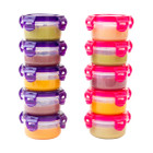 Elacra Baby Food Storage Plastic Containers (10-Pack) product image