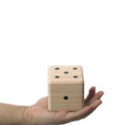  6 Giant Wooden Lawn Dice with Carrying Case product image