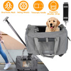 Rolling Pet Carrier with Telescopic Handle & Shoulder Strap by iMounTEK® product image