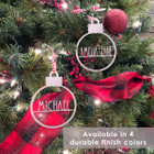 Personalized Name Christmas Ornament (5-Pack) product image