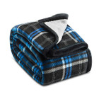 Ashford & Brooks® Mink Fleece Sherpa-Lined Throw Blanket, 50" x 60" product image