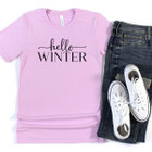 Women's "Hello Winter" Graphic Tee  product image