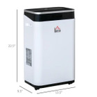 HOMCOM® 2,520 sq. ft. Portable Electric Dehumidifier product image