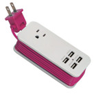 Travel Power Strip with 4 USB Ports (2-Pack) product image