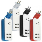 Travel Power Strip with 4 USB Ports (2-Pack) product image