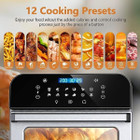 Whall® 5.5-Quart Air Fryer with LED Digital Touchscreen, 12-in-1 Cooking Functions product image