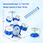 Kids' Jazz Drum Keyboard Set with Stool & Microphone Stand product image