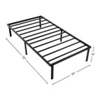 Heavy-Duty Non-Slip Bed Frames with Steel Slats by Amazon Basics® product image