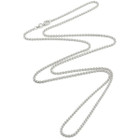 .925 Sterling Silver Italian Moon Cut Ball Chain product image