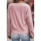 Women's Ribbed V-Neck Long Sleeve Top product image