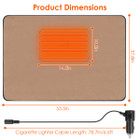 LakeForest® Electric Heated Throw Blanket product image