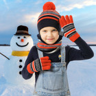 N'Polar™ Kids' Knitted Hat, Scarf, and Gloves product image