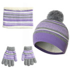 N'Polar™ Kids' Knitted Hat, Scarf, and Gloves product image