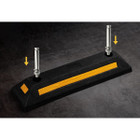 Zone Tech Heavy Duty Rubber Parking Guide (2-Pack) product image