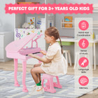 Kids' 37-Key Piano with Stool product image