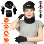 N'Polar™ 3-Piece Beanie Hat, Gloves, & Scarf Bundle product image