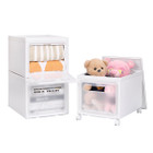 Stackable Storage Bin with Lids and Wheels product image