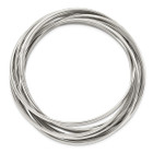 Intertwined Stainless Steel Polished Bangle Bracelet  product image