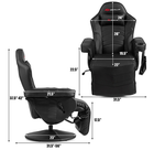 Massaging Swivel Gaming Recliner product image