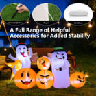 Inflatable Pumpkin and Ghost Halloween Decoration  product image