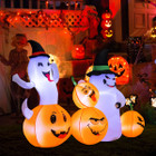 Inflatable Pumpkin and Ghost Halloween Decoration  product image