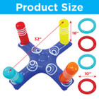 Inflatable Multiplayer Pool Ring Game with 4 Rings product image