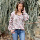 Salted Avenue® Dainty Floral Blouse Top product image