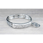 Spiritual Engraved Bracelet- "Trust in the Lord.." product image