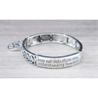 Spiritual Engraved Bracelet- "Trust in the Lord.." product image