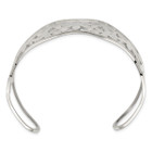Flowered Stainless Steel Cuff Bangle Bracelet  product image