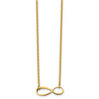 Stainless Steel Yellow IP-Plated Infinity Necklace  product image
