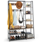 5-in-1 Entryway Hall Tree with Storage Bench with 9 Hooks product image