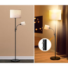 iMounTEK® Modern 2-LED Floor Lamp with Shade product image