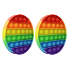 Anti-Stress Rainbow Bubble Pop-It Fidget Toy (1- to 5-Pack) product image