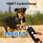 Dog Training Collar with 1666Ft 507M Remote,Electric Dog Shock Collar with Beep and Vibration Waterproof Rechargeable for Small Medium Large Dogs product image